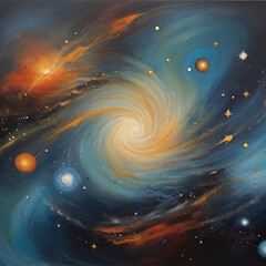 planet in space