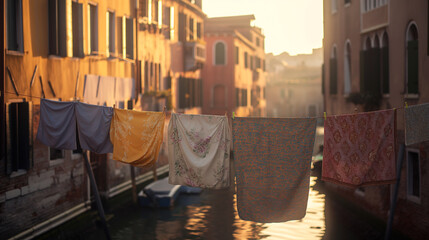 Laundry day in Venice.