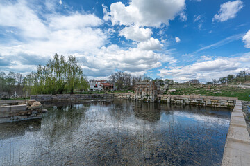 Eflatun Pınar is the name given to a spring, which rises up from the ground, and the stone-built pool monument built at the time of the Hittite Empire inside the Lake Beyşehir National Park, Konya