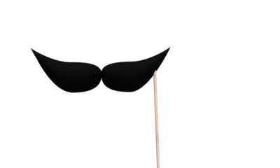 Moustache black dark color symbol decoration ornament father day gentleman man male fashion beard retro hipster icon object barber curly design face hair shave disguise human drawing costume stylish 