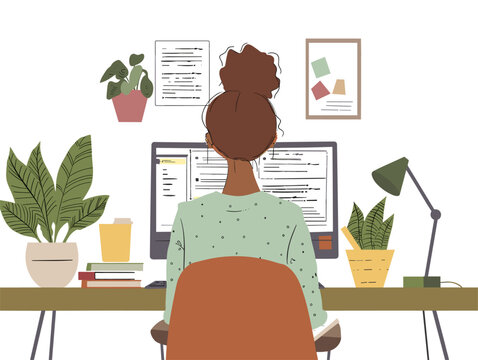 Blog Post Illustration: Content Creator Sharing Expertise and Building Credibility - Powered by Adobe