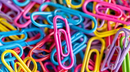 Colorful Paper Clips for Classroom Management
