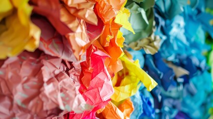 Sustainability Projects with Recycled Colored Paper