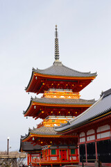 Kiyomizu-dera temple in Kyoto, Japan