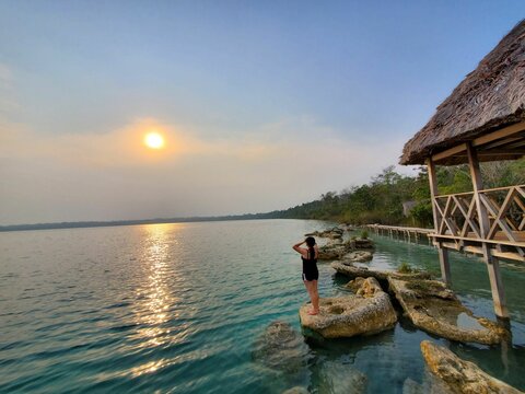 Lake Lachua, Alta Verapaz, Guatemala