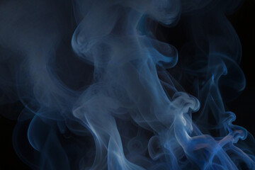 Obraz premium Gray & Dark blue smoke background Design