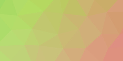 Abstract gradient yellow and orange low poly background.