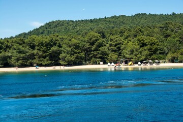 Koukounaries Beach on the Skiathos Island in Greece