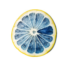 Isolated Blue Lemon