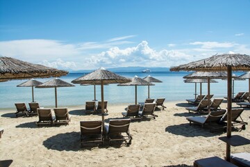 Koukounaries Beach on the Skiathos Island in Greece