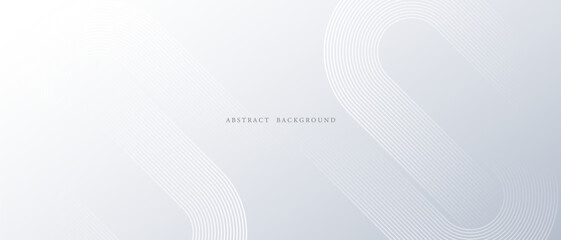 White geometric abstract background design modern illustrations - 781961653