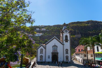 Chapel in the beautiful city of Madeira in Portugal