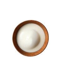 Kyrgyz kymyz fermented mare s milk served in a traditional bowl frothy off white color