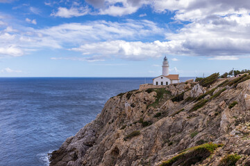 Far de Capdepera, Capdepera lighthouse, in Mallorca, Balearic Islands, Spain