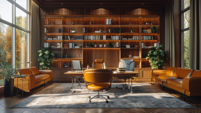 lawyer in the office