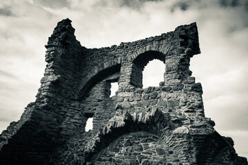 ruins of saint anthony's chapel in Edinburgh, Scotland