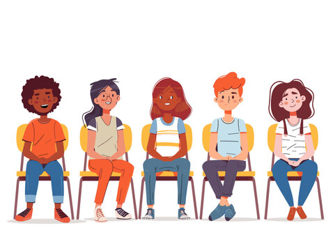 Animated Classroom: Students Engage in Lively Debate, Fostering Critical Thinking and Respectful Dialogue