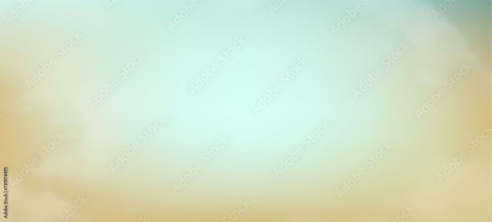 Poster modern colorful gradient background with clouds