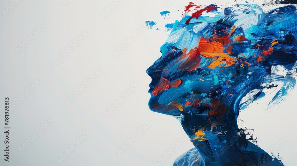 Aufkleber infusing artificial intelligence into the creative process ai generated illustration