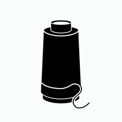 Thread  Icon. Sewing, Taylor Equipment Symbol. 