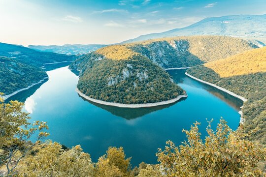 Dramatic shot of the Vrbas river in Serbia
