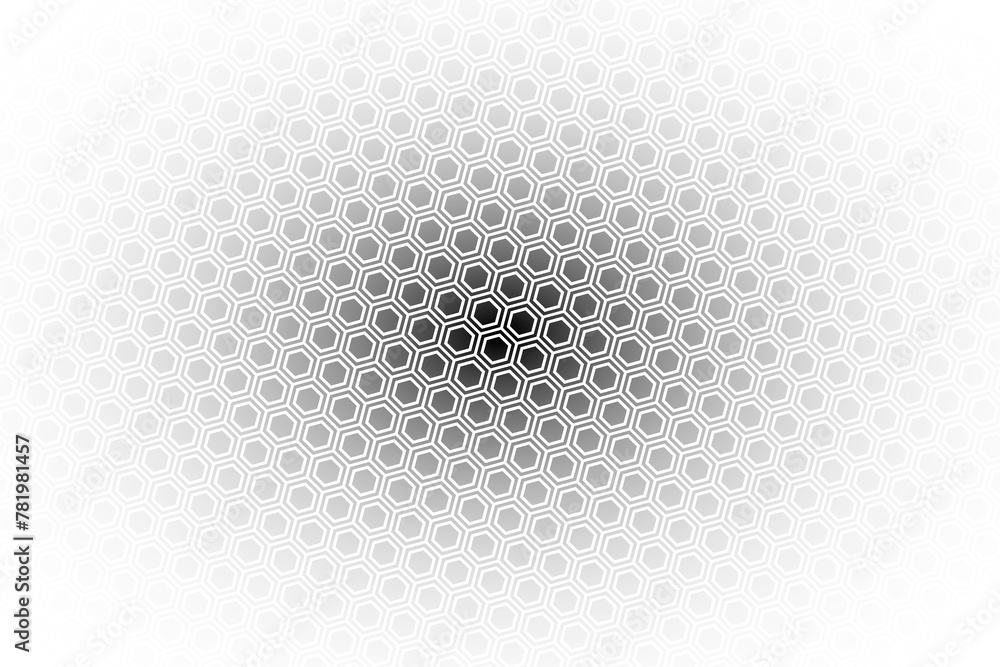 Poster abstract background consisting of hexagonal shapes with vanishing effect and transparency. backgroun