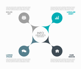 Infographic design template with place for your data. Vector illustration. - 781981478