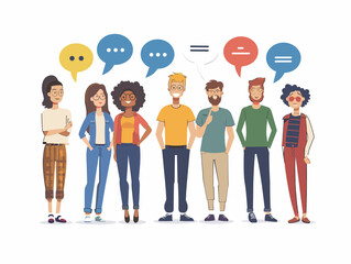 Fototapeta premium Collaborative Online Learning: Embracing Diversity of Perspectives in a Digital Forum