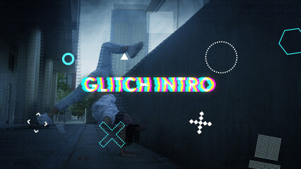 GlitchIntro - obrazy, fototapety, plakaty