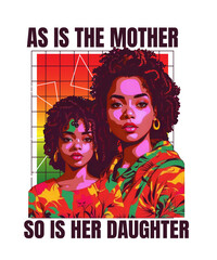 As Is The Mother So Is Her Daughter Portrait