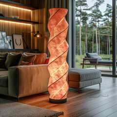 Ribbed Floor Lamp modern Floor Lamp Concept Wallpaper Background Brainstorming Cover 