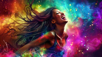 A Beautiful Black Woman With Long Hair, Background Images , Hd Wallpapers