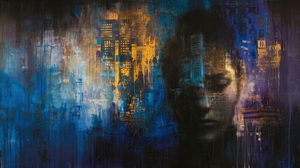 An Oil Painting Of An Enigmatic Woman, Background Images , Hd Wallpapers