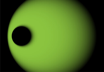 Fondo verde pistacho degradado. Ojal