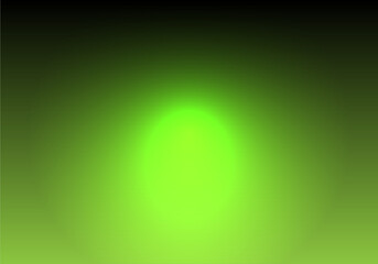 Energía verde radiante. Iluminación verde