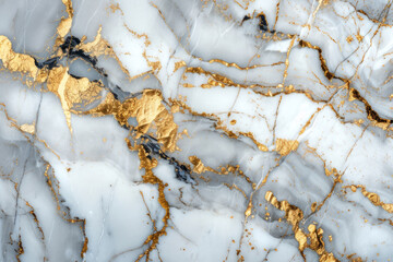 Beautiful texture of luxurious light marble with gold
