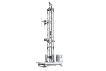 communication signal tower
isolated on white background.
