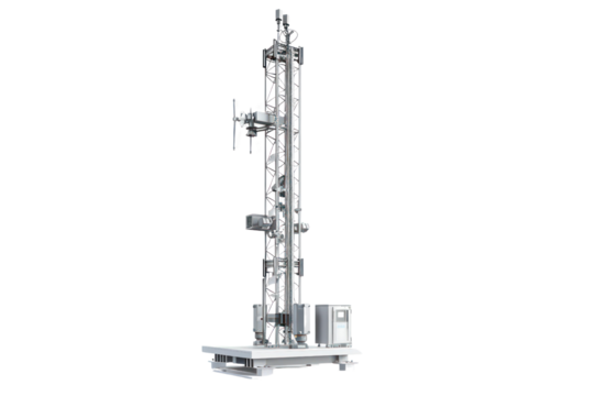 communication signal tower
isolated on white background.