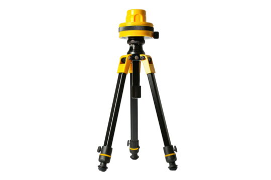 Road level measuring device, construction work
isolated on white background.