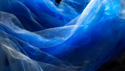 Textile Waves, Close-up of Artistic Design of Fabric