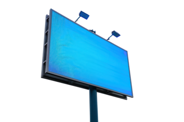 Advertising signs, LED screens
isolated on white background.