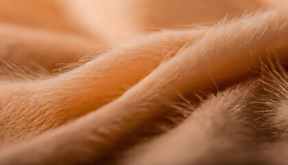 Textile Waves, Close-up of Artistic Design of Fur Fabric
