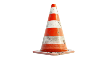  Traffic cones, no entry zone
isolated on white background