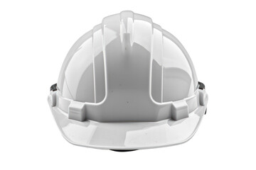 Fototapeta premium white safety helmet isolated on white background