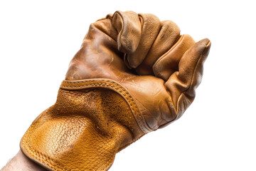 Leather gloves, safety, protection
isolated on white background