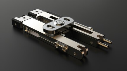 A detailed view of a cutting-edge protected lock and hasp design, emphasizing inspired and innovative solutions for enhanced security