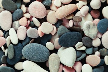 Abstract nature background of pebbles. - 782006625