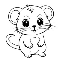 Mouse SVG, Mouse SVG, Mouse, line art png, line art svg, outline, illustration, cartoon, animal, mouse, vector, dog, pet, cute, rodent, bear, drawing, rat, funny, character, mammal, happy, isolated, n