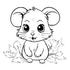 Mouse SVG, Mouse SVG, Mouse, line art png, line art svg, outline, illustration, cartoon, animal, mouse, vector, dog, pet, cute, rodent, bear, drawing, rat, funny, character, mammal, happy, isolated, n