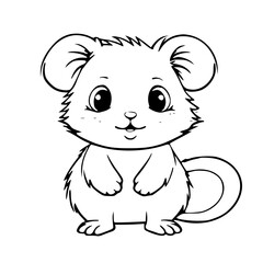 Mouse SVG, Mouse SVG, Mouse, line art png, line art svg, outline, illustration, cartoon, animal, mouse, vector, dog, pet, cute, rodent, bear, drawing, rat, funny, character, mammal, happy, isolated, n